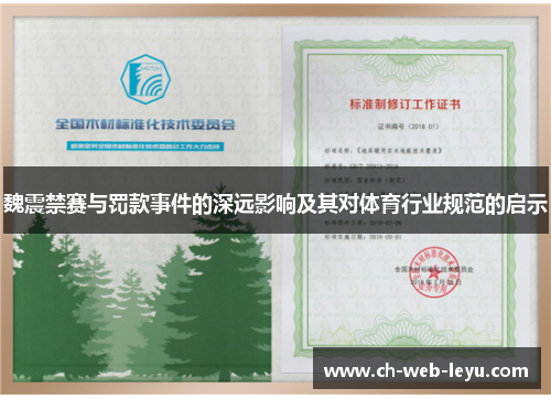 魏震禁赛与罚款事件的深远影响及其对体育行业规范的启示