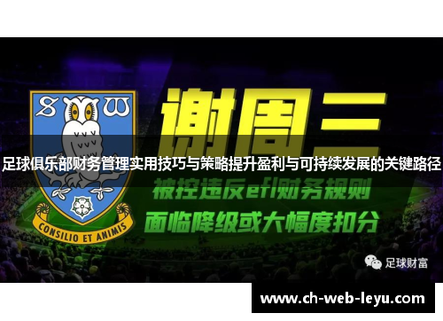 足球俱乐部财务管理实用技巧与策略提升盈利与可持续发展的关键路径